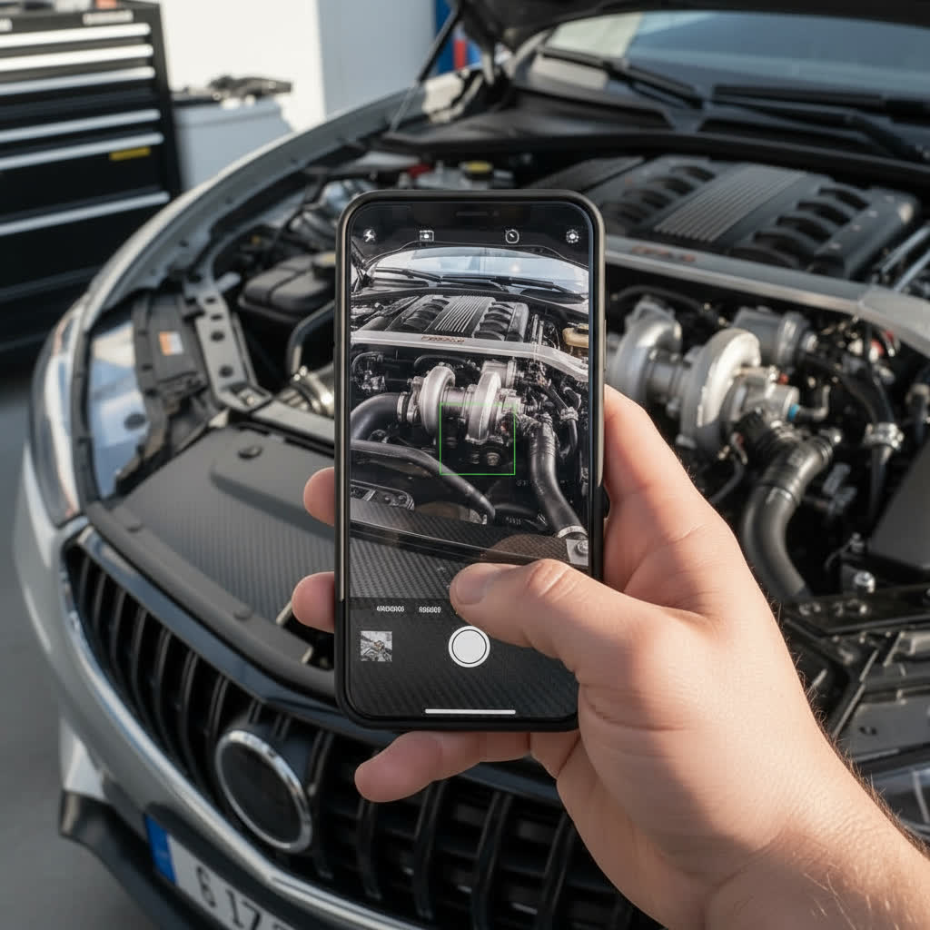 App scanning car engine